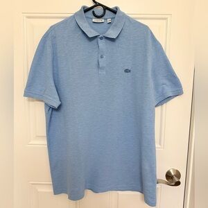 Lacoste Slim Fit Polo Shirt - Sky Blue - Size US XXL (FR 7)